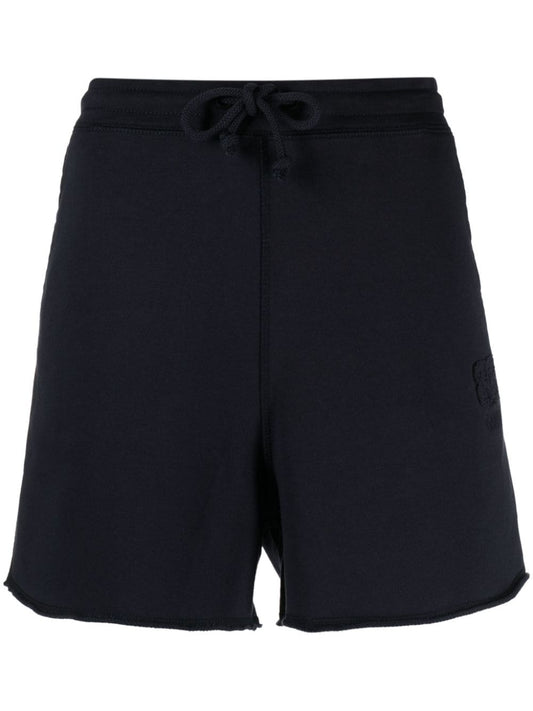 Organic cotton drawstring shorts