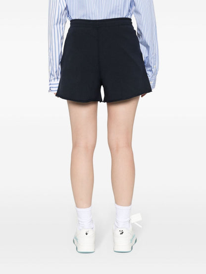 Organic cotton drawstring shorts