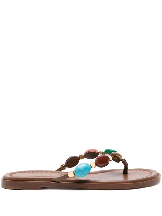 Shanti leather thong sandals