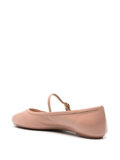 Carla leather ballet flats