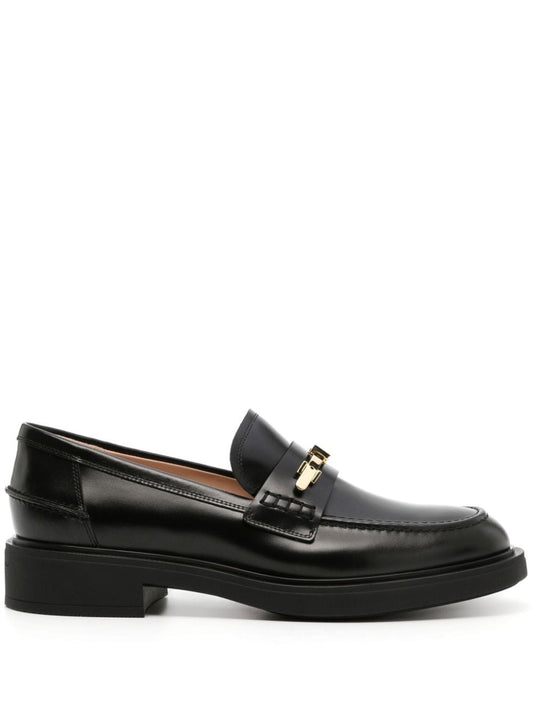 Leather loafers