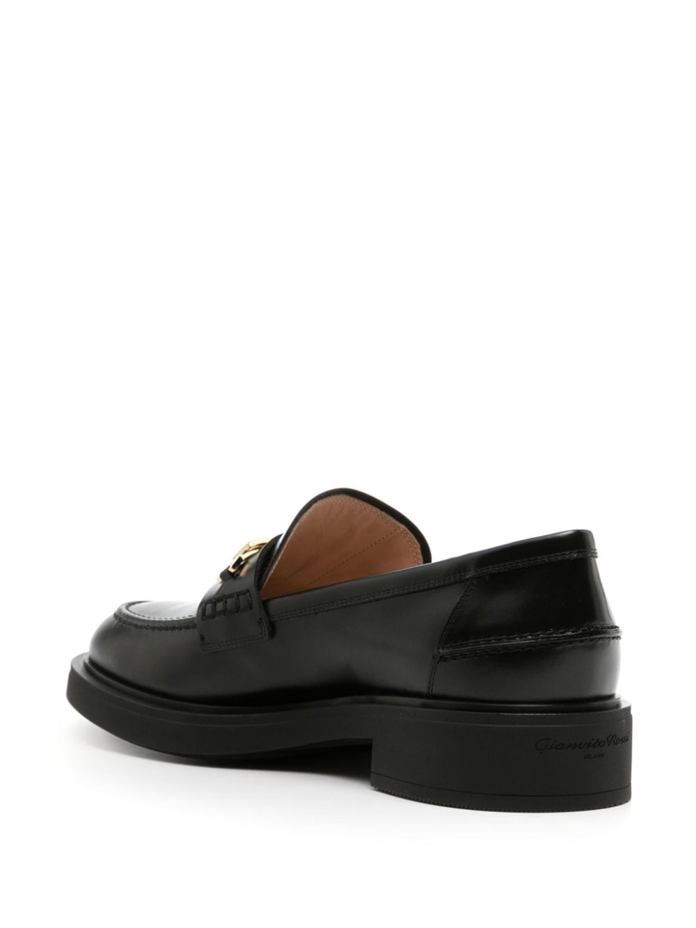 Leather loafers