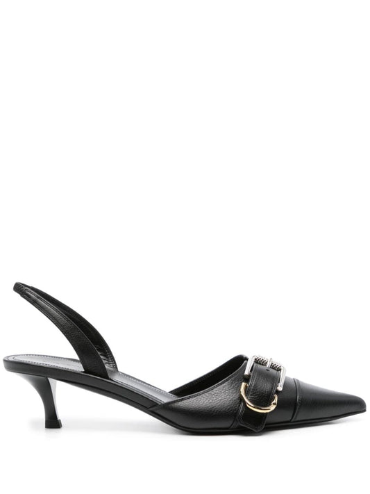 Voyou leather slingback pumps