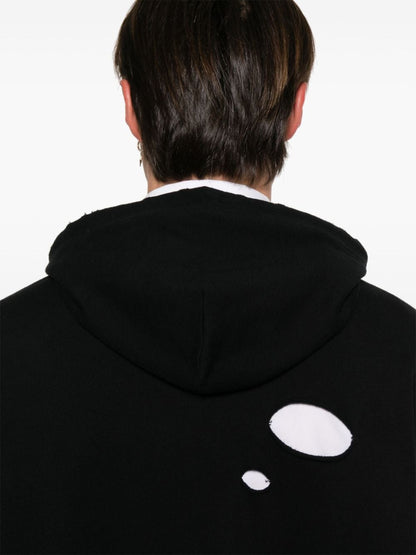 Logo cotton hoodie