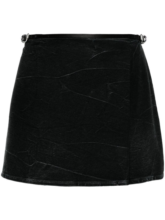 Voyou denim mini skirt