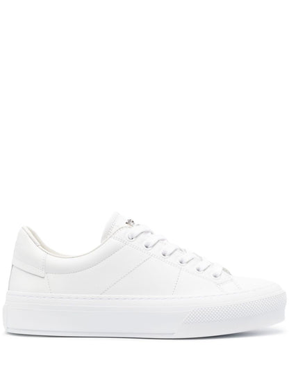 City sport leather sneakers