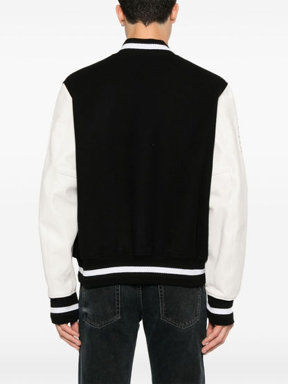 Wool bomber jacket