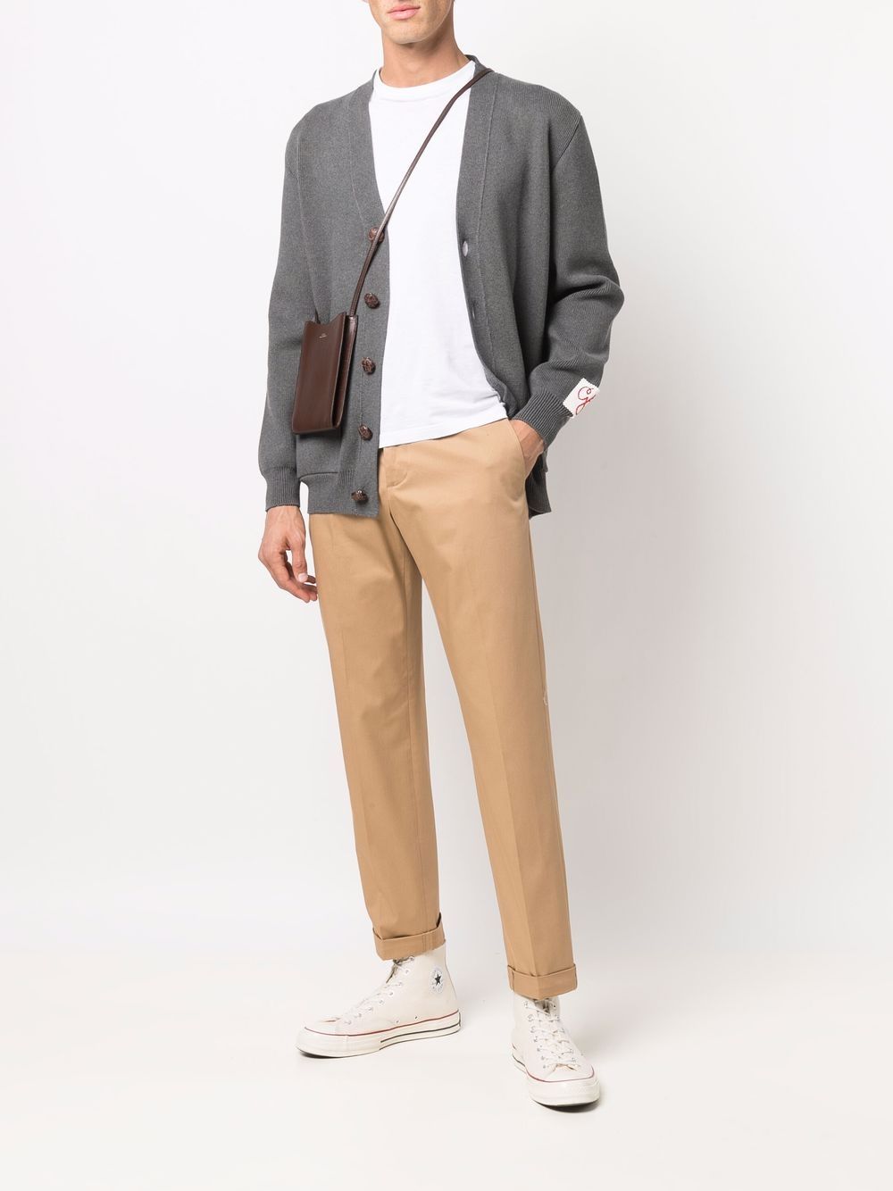 Cotton chino trousers