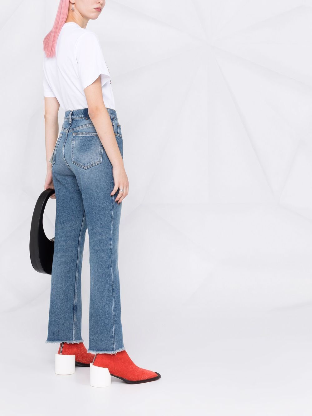 Denim cropped jeans