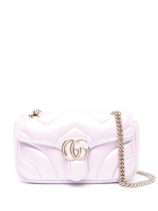 Gg marmont small leather shoulder bag