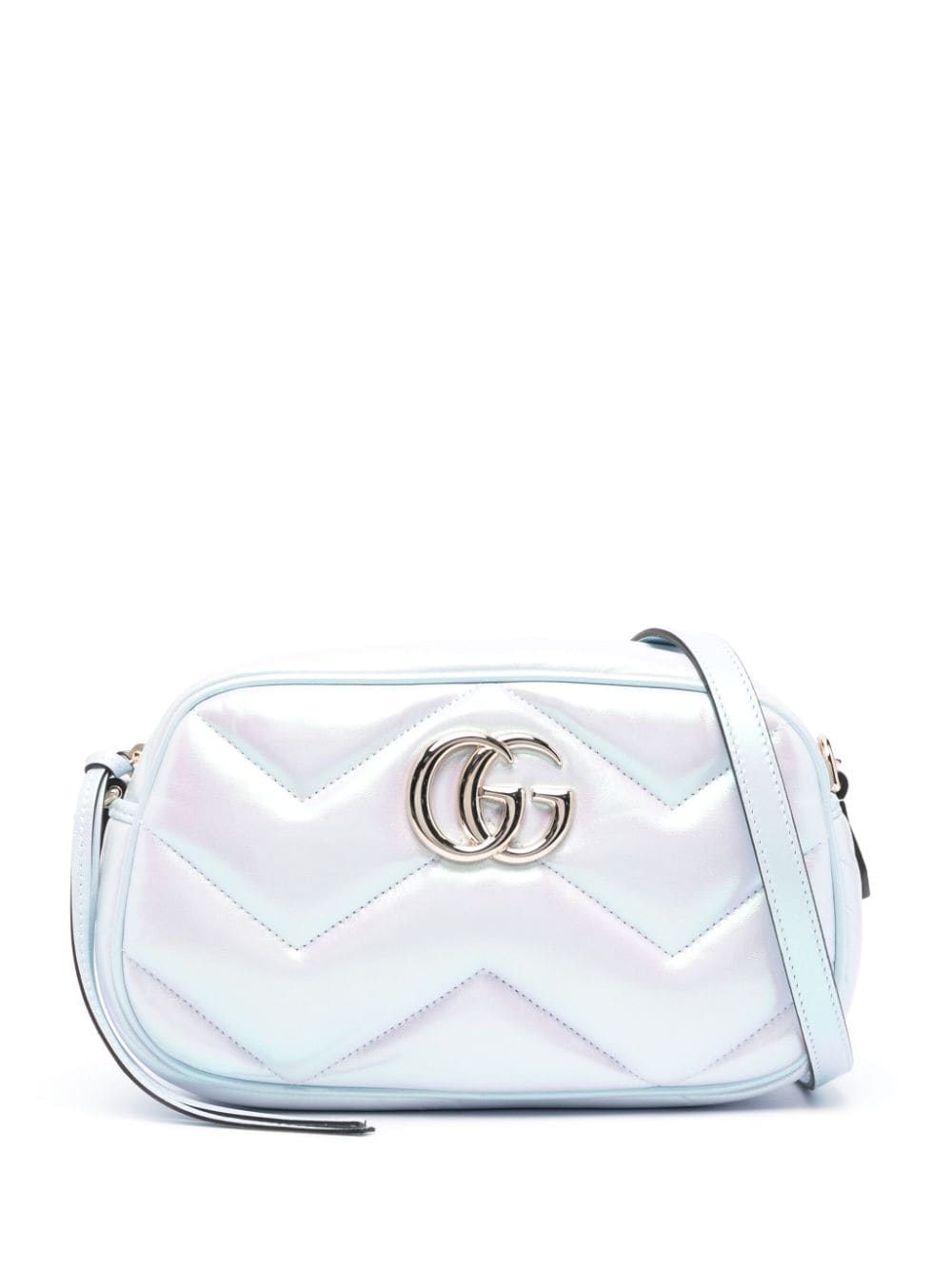 Gg marmont small leather shoulder bag