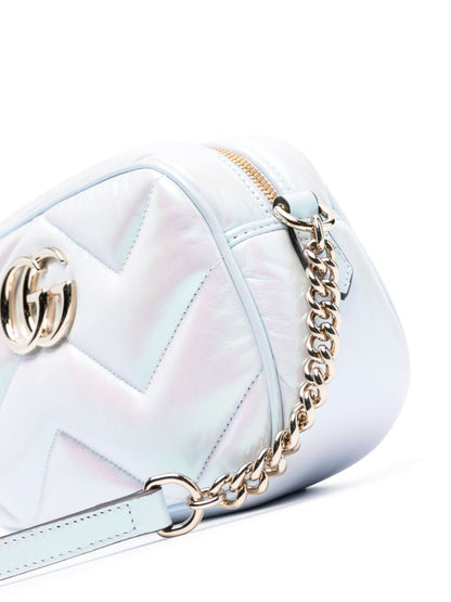 Gg marmont small leather shoulder bag