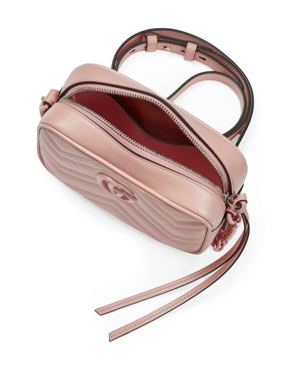 Gg marmont mini leather shoulder bag