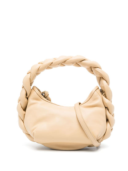 Espiga mini plaited-handle leather handbag