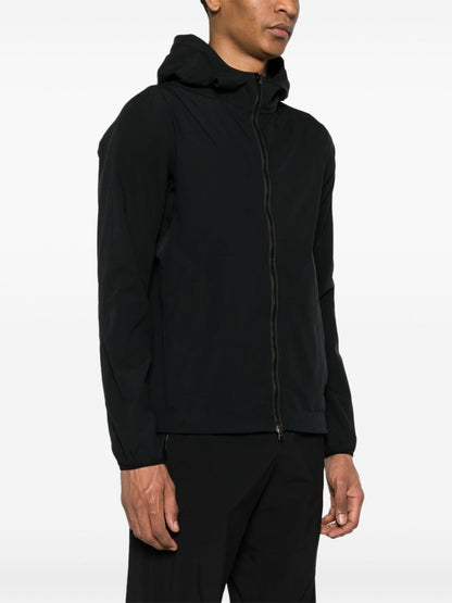 Water resistant hooded jacket