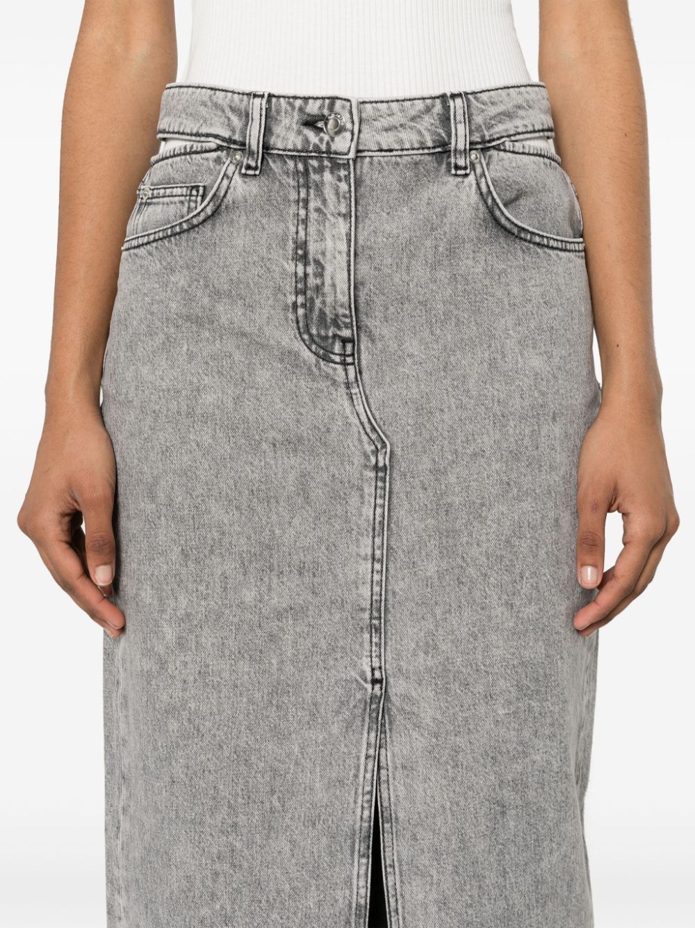 Finji denim long skirt