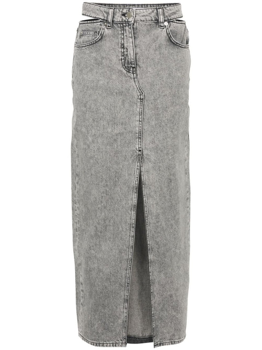 Finji denim long skirt