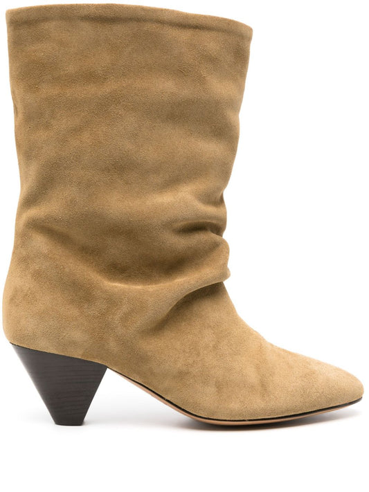 Reachi suede leather boots