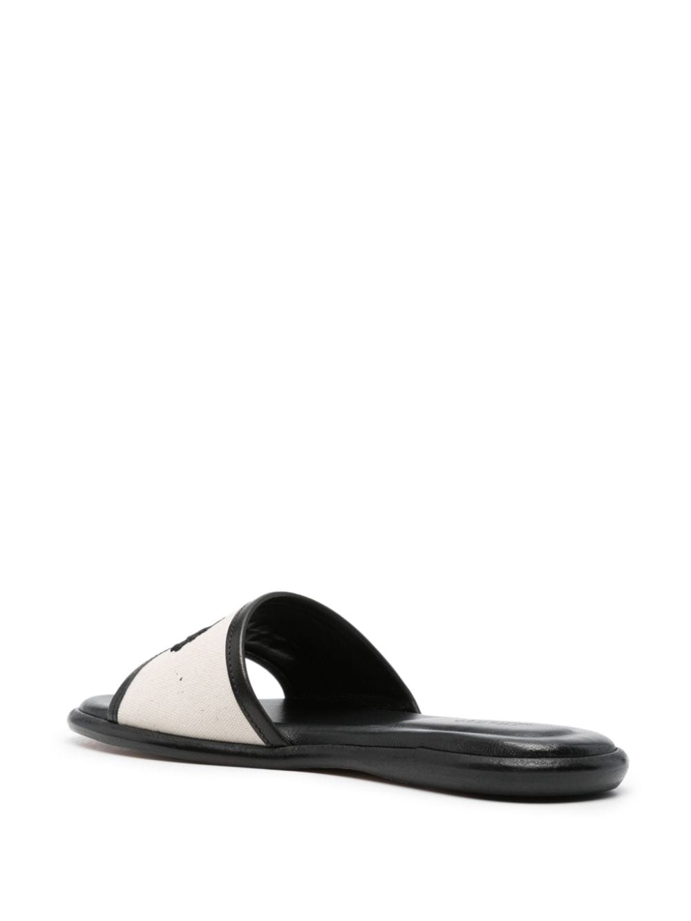 Vikee logo flat sandals