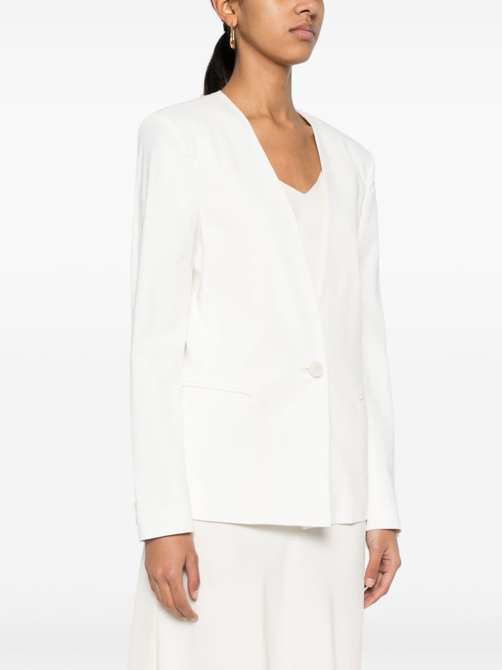 Manzil single-breasted blazer jacket