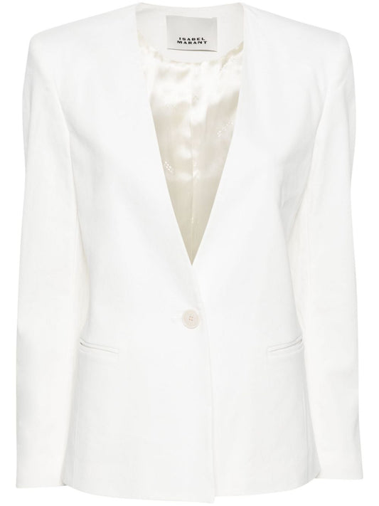 Manzil single-breasted blazer jacket