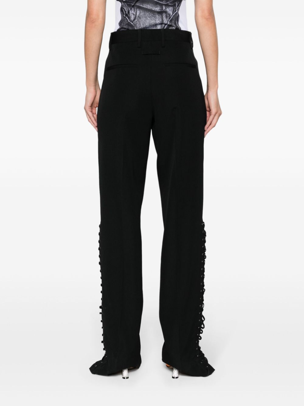 Wool tailored trousers