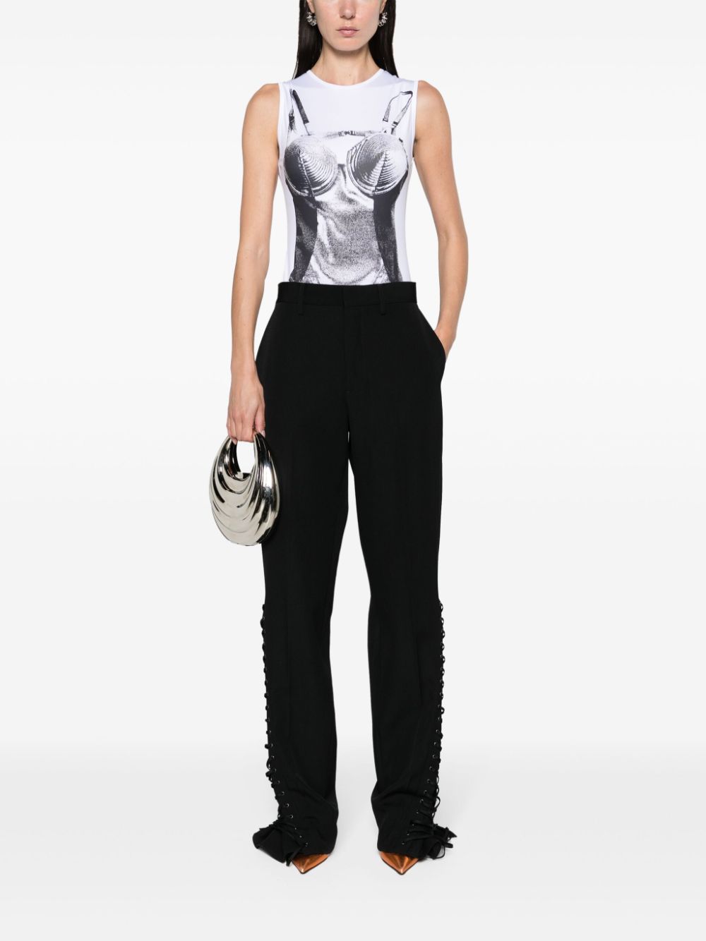 Wool tailored trousers