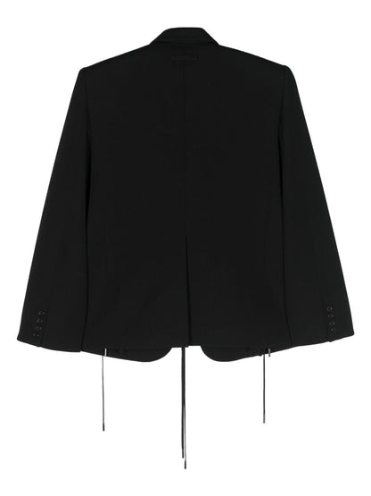 Corset detail tailored jacket