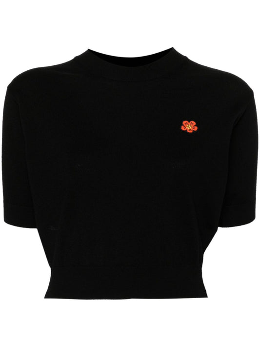 Boke flower wool jumper