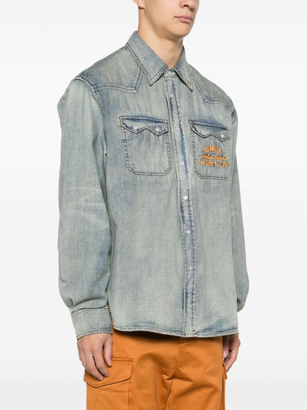 Denim cotton shirt