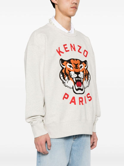 Lucky tiger cotton sweatshirt