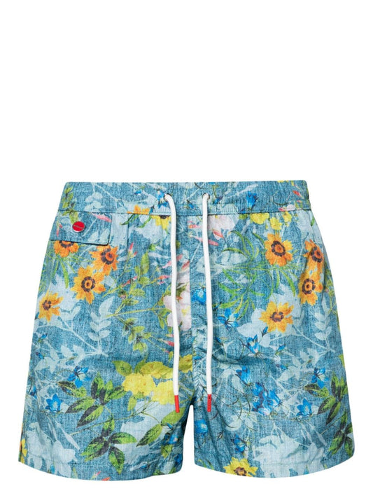 Printed swim shorts