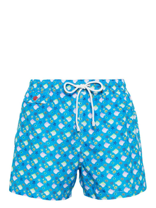 Printed swim shorts