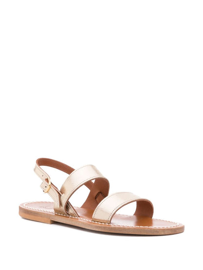 Barigoule leather flat sandals