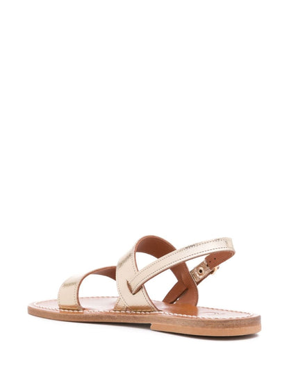 Barigoule leather flat sandals