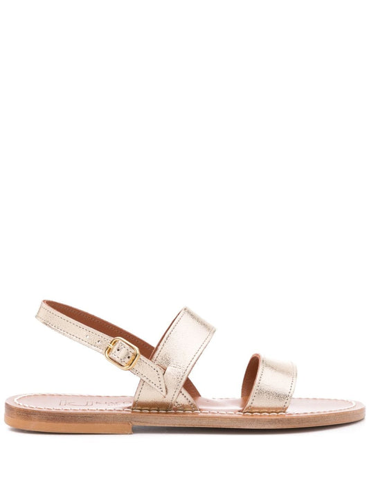 Barigoule leather flat sandals