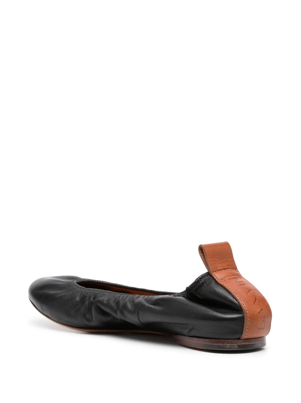 Leather ballet flats