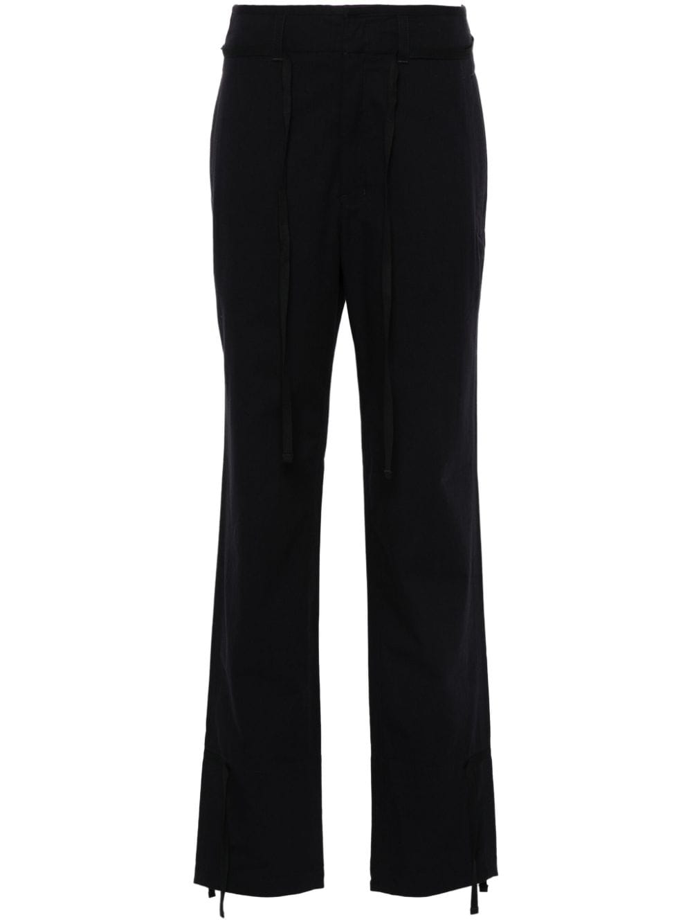 Cotton drawstring trousers