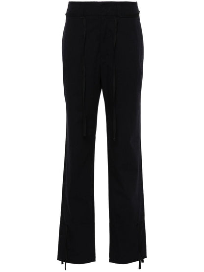 Cotton drawstring trousers