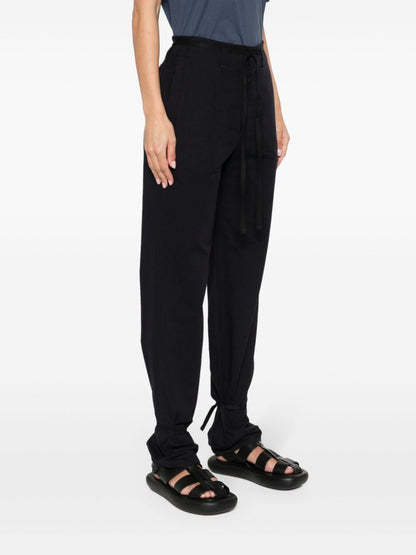 Cotton drawstring trousers