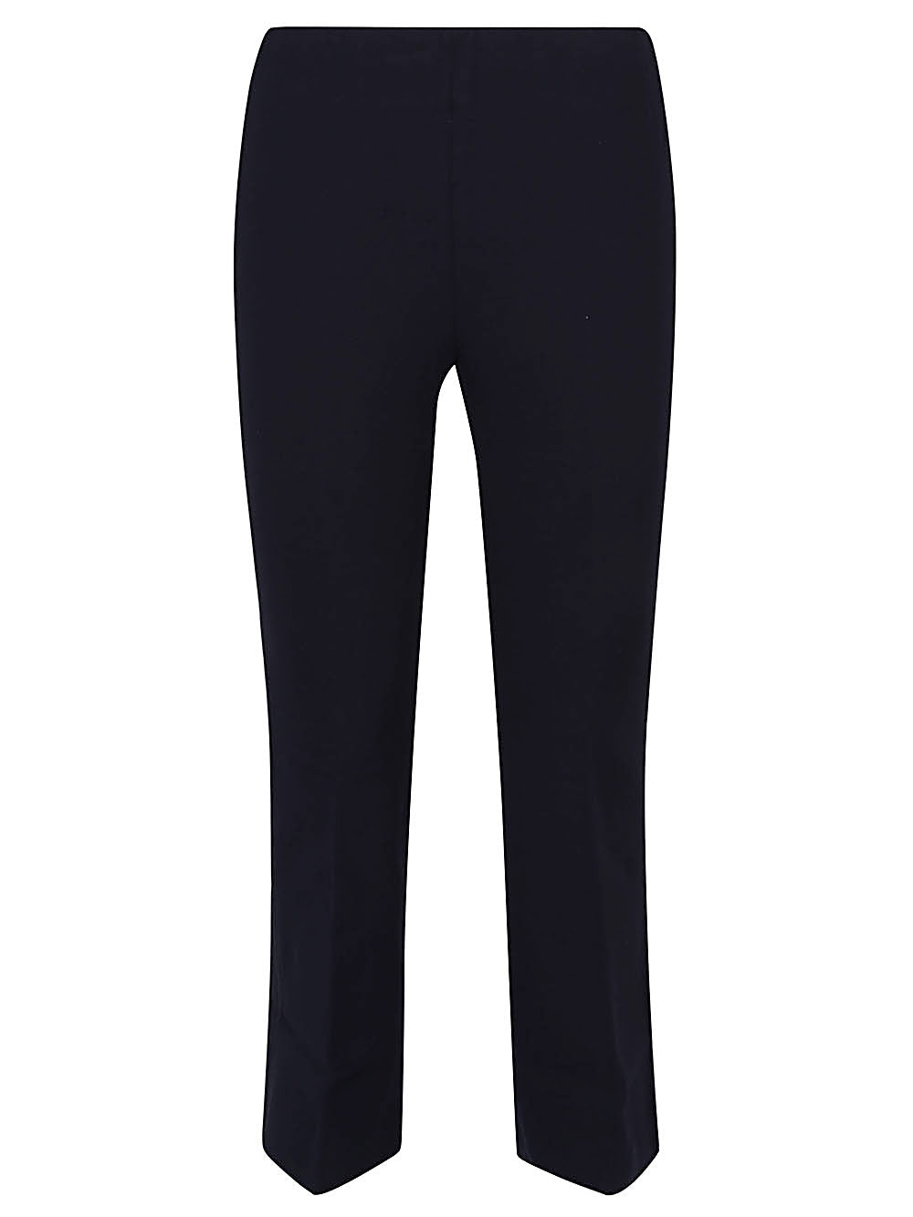 Flared cropped trousers