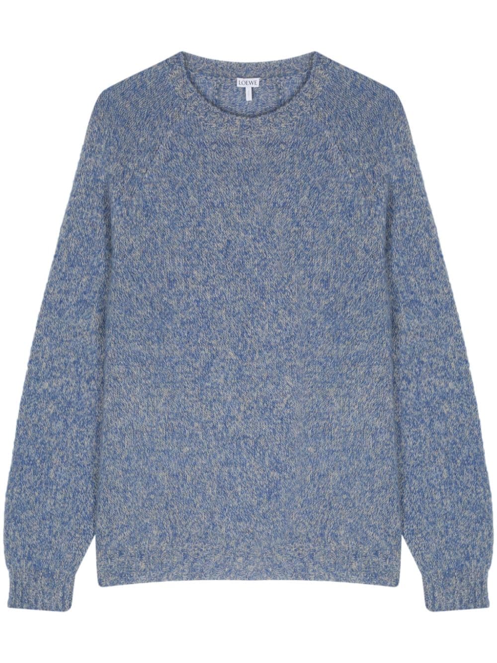 Wool crewneck jumper