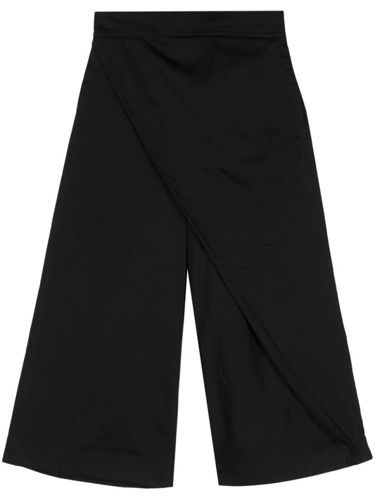 Wrapped cropped trousers