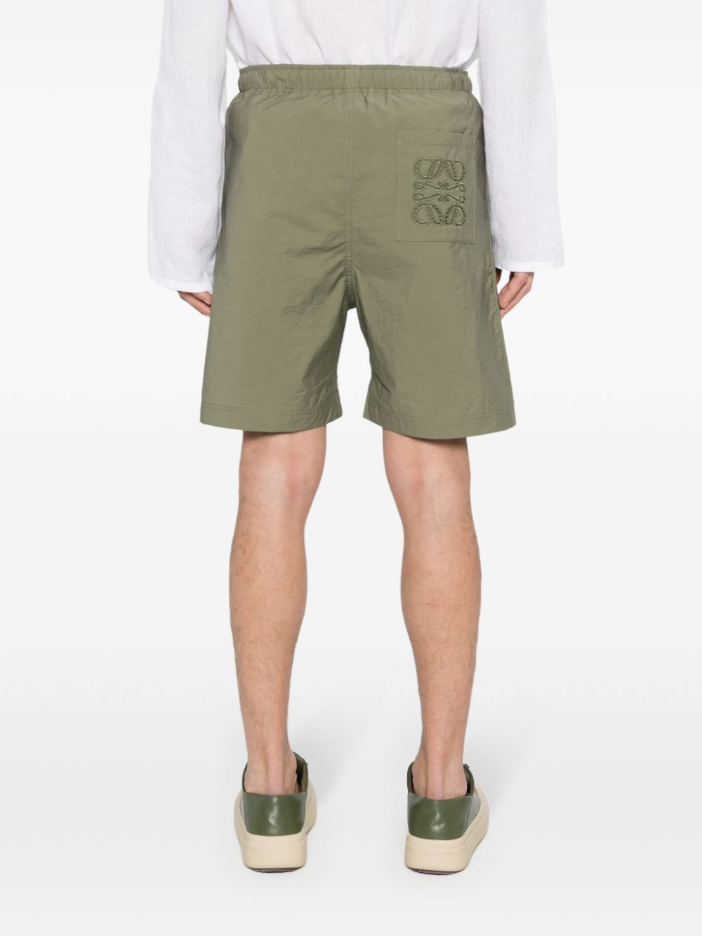 Cotton blend shorts