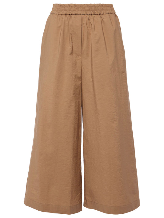 Linen blend cargo trousers