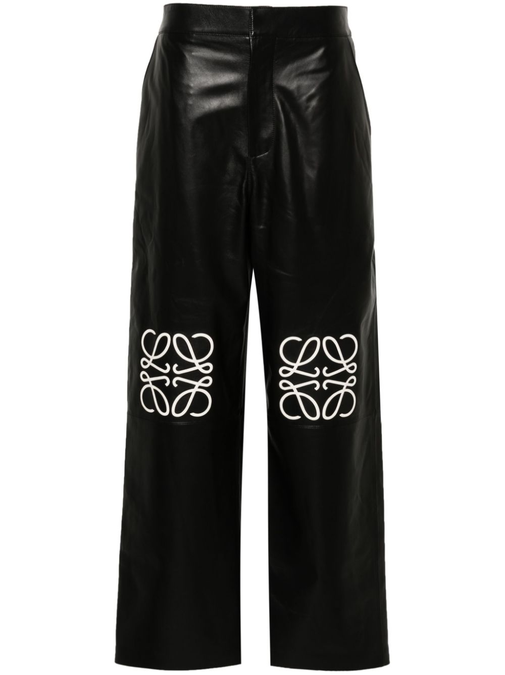 Anagram baggy leather trousers