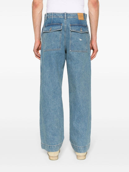 Workwear denim cotton jeans