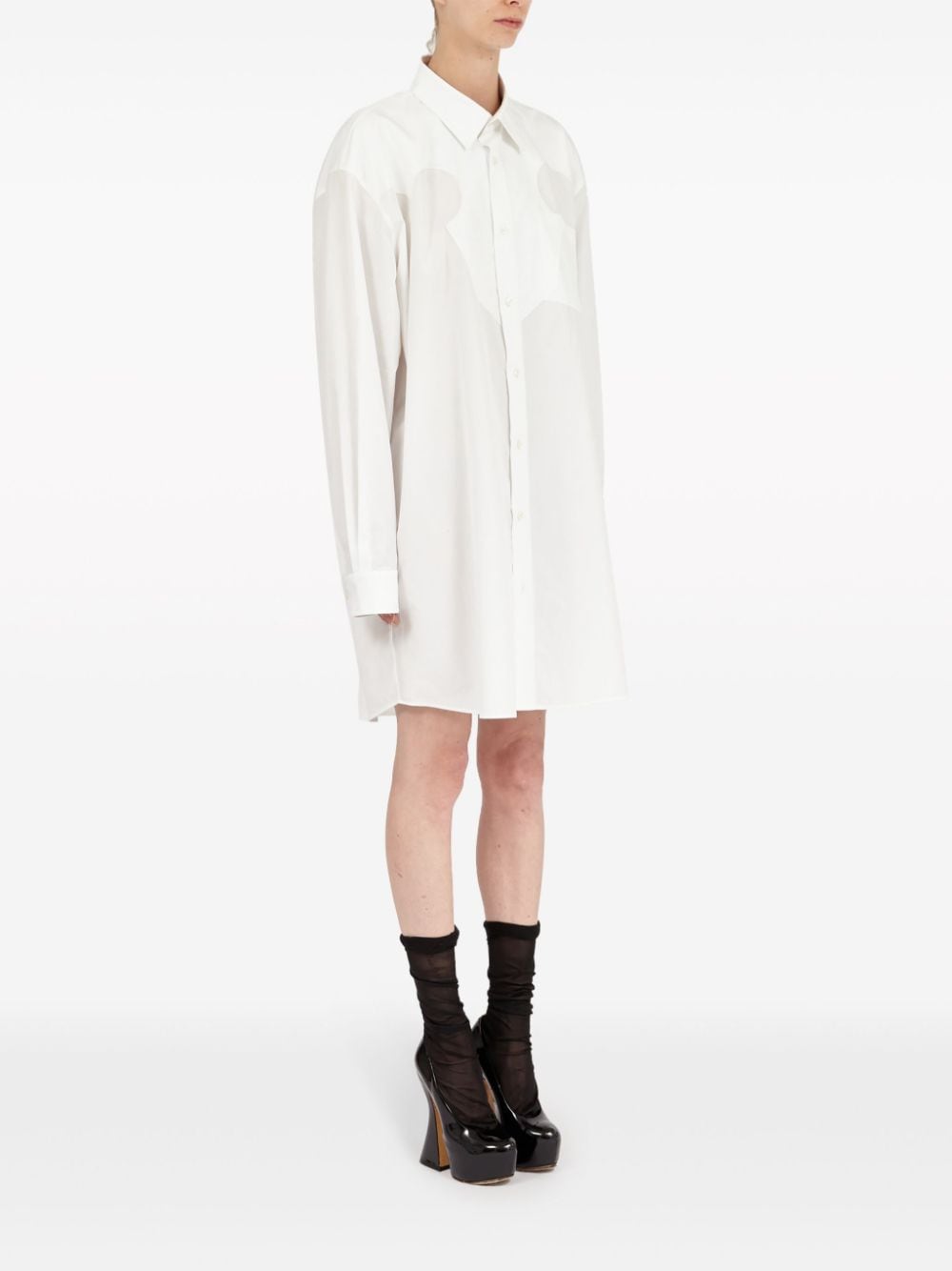 Oversized cotton shirt