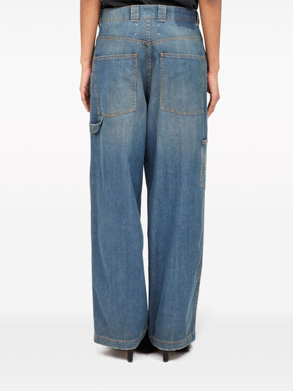 Denim cotton jeans