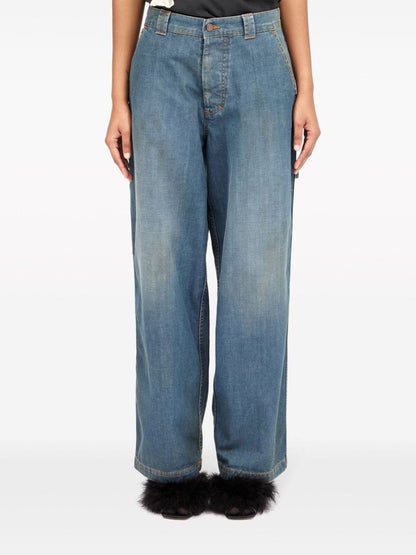 Denim cotton jeans